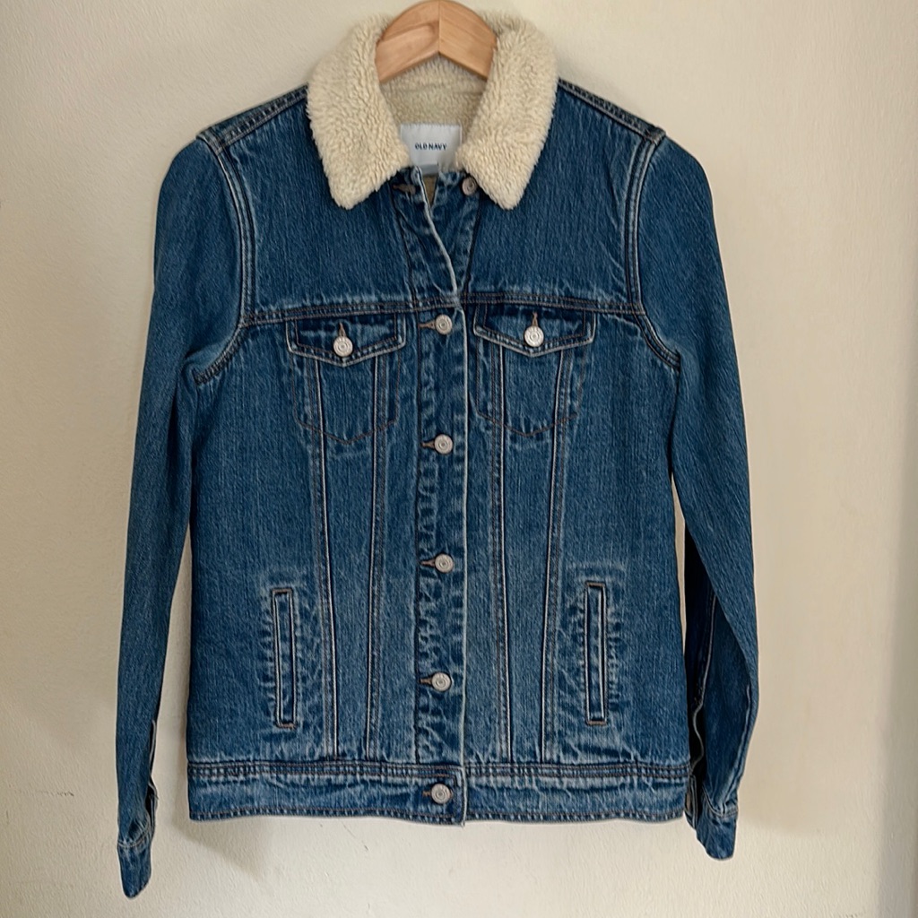Shearling Lined Denim Jacket